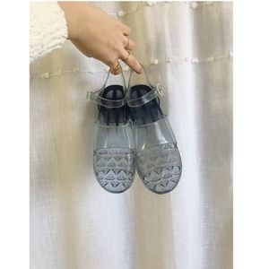 Clear Jellies w/ Heel